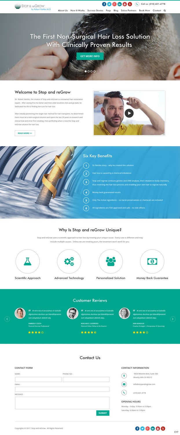 Web Design by pb for Stop and reGrow | Design #15206691