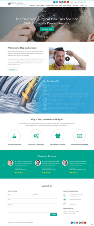 Diseño Web por pb para Stop and reGrow | Diseño: #15206691