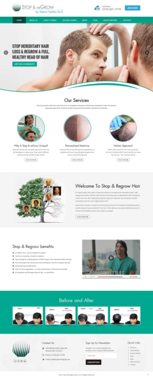 Diseño Web por pb para Stop and reGrow | Diseño: #15206697