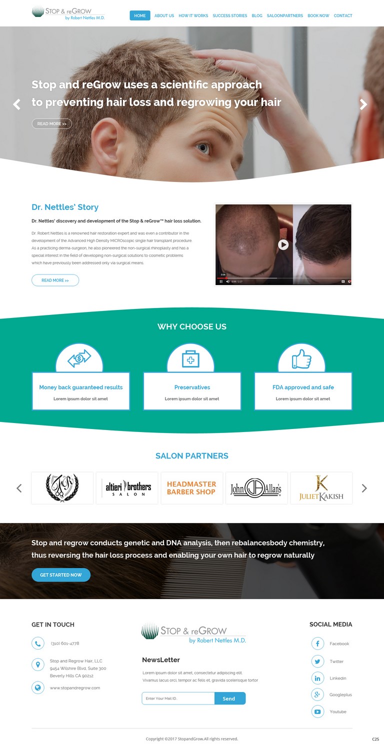 Web Design by pb for Stop and reGrow | Design #15206699