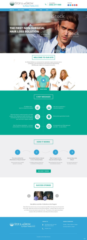 Diseño Web por pb para Stop and reGrow | Diseño: #15206700