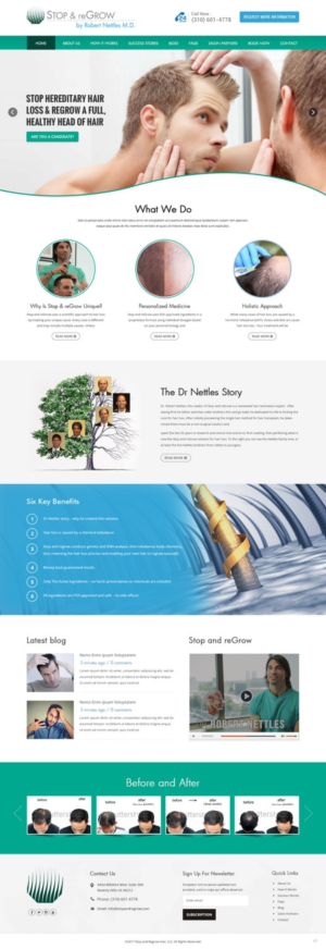 Diseño Web por pb para Stop and reGrow | Diseño: #15245414