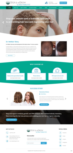 Diseño Web por pb para Stop and reGrow | Diseño: #15252840