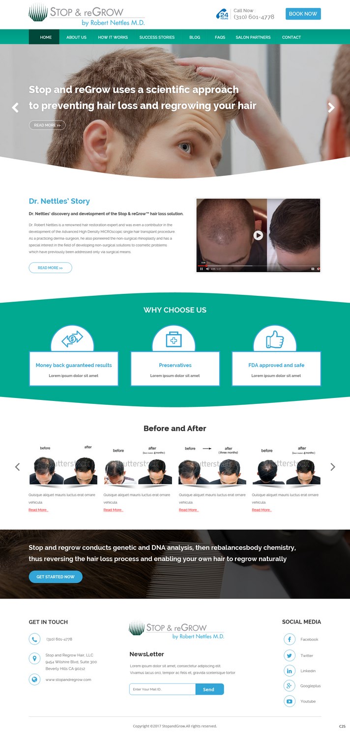 Web Design by pb for Stop and reGrow | Design #15279209