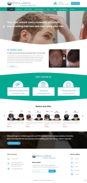 Diseño Web por pb para Stop and reGrow | Diseño: #15279209