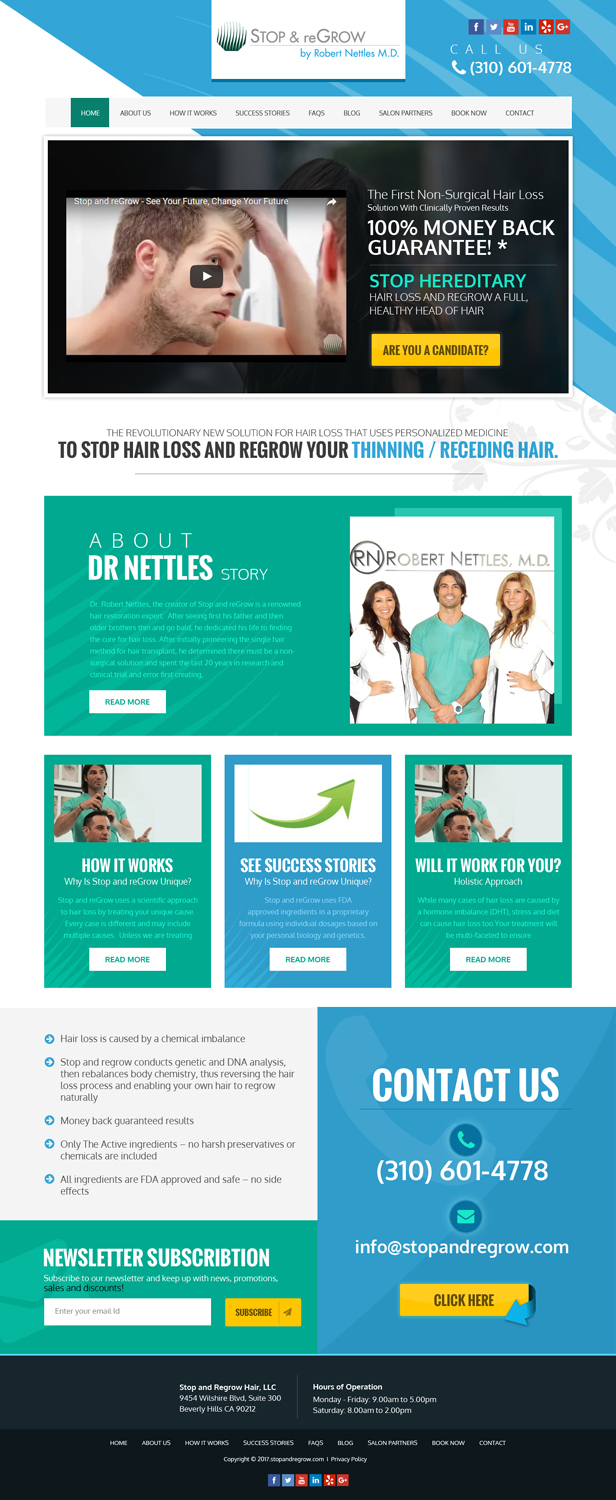 Web Design by Sujit Banerjee for Stop and reGrow | Design #15289047