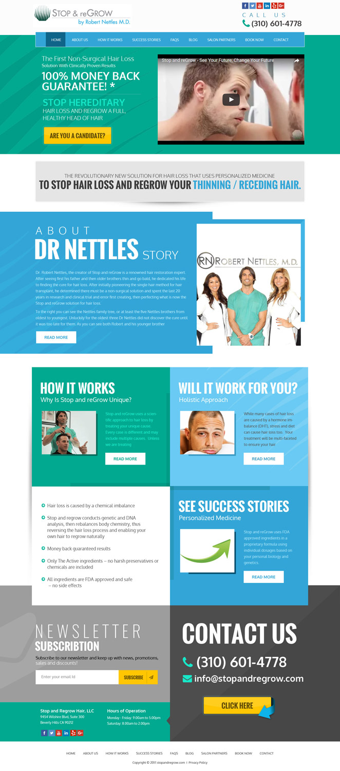 Web Design par Sujit Banerjee pour Stop and reGrow | Design #15289048