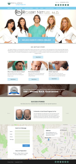 Diseño Web por GK para Stop and reGrow | Diseño #15292647