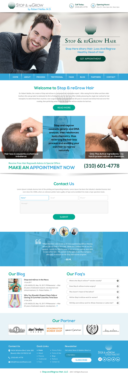 Web Design by rightway for Stop and reGrow | Design #15205123