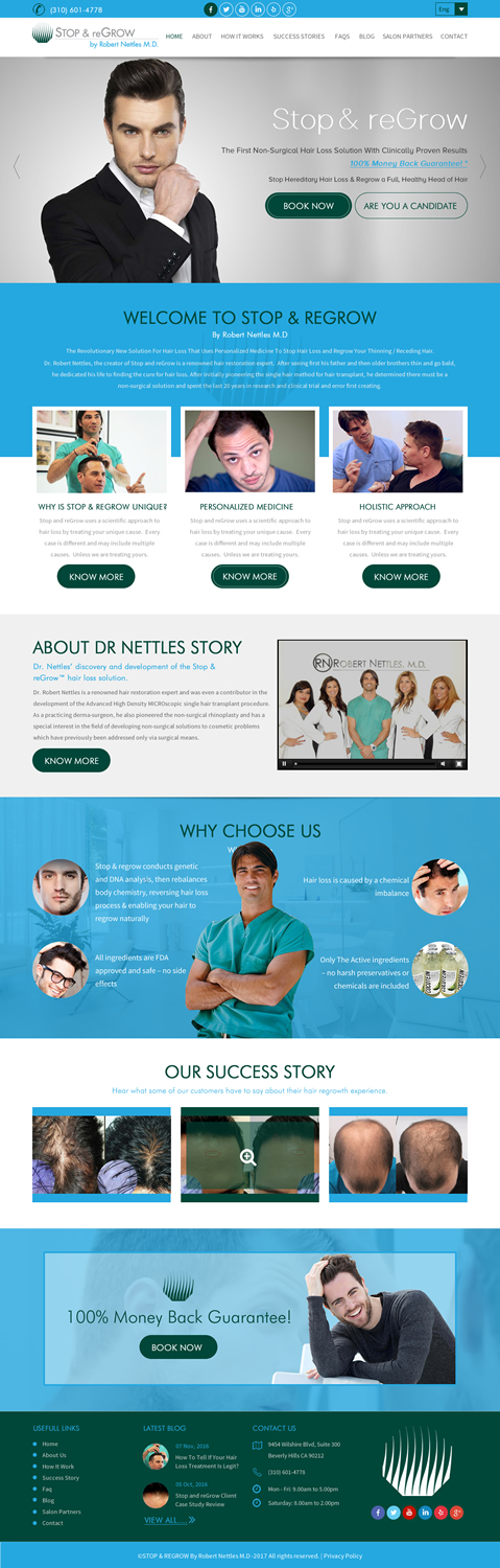 Web Design by rightway for Stop and reGrow | Design #15205126
