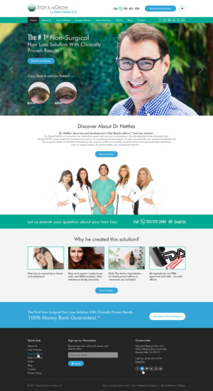 Diseño Web por Ved Web Services para Stop and reGrow | Diseño #15223993