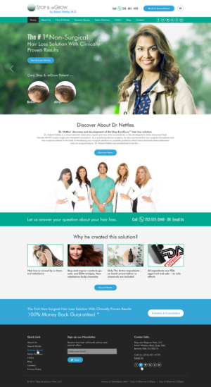 Diseño Web por Ved Web Services para Stop and reGrow | Diseño: #15240803