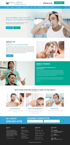 Diseño Web por Xclusive Designer para Stop and reGrow | Diseño #15277630