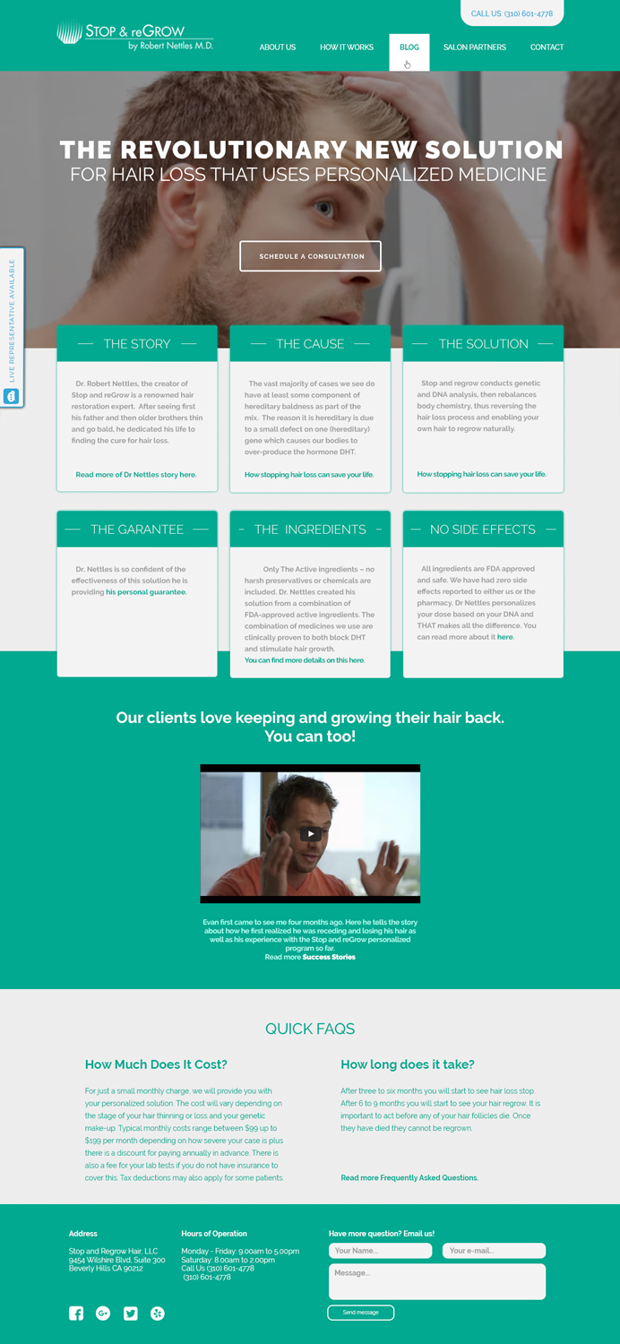 Web Design par vikgyo pour Stop and reGrow | Design #15247127