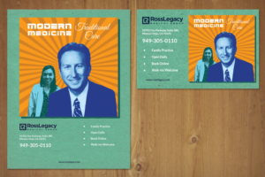 ad resembling music album cover needed for medical practice | Advertisement Design by MNM