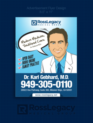 POP ART / Andy Warhol type advertisment for medical practice | Advertisement Design by designhero