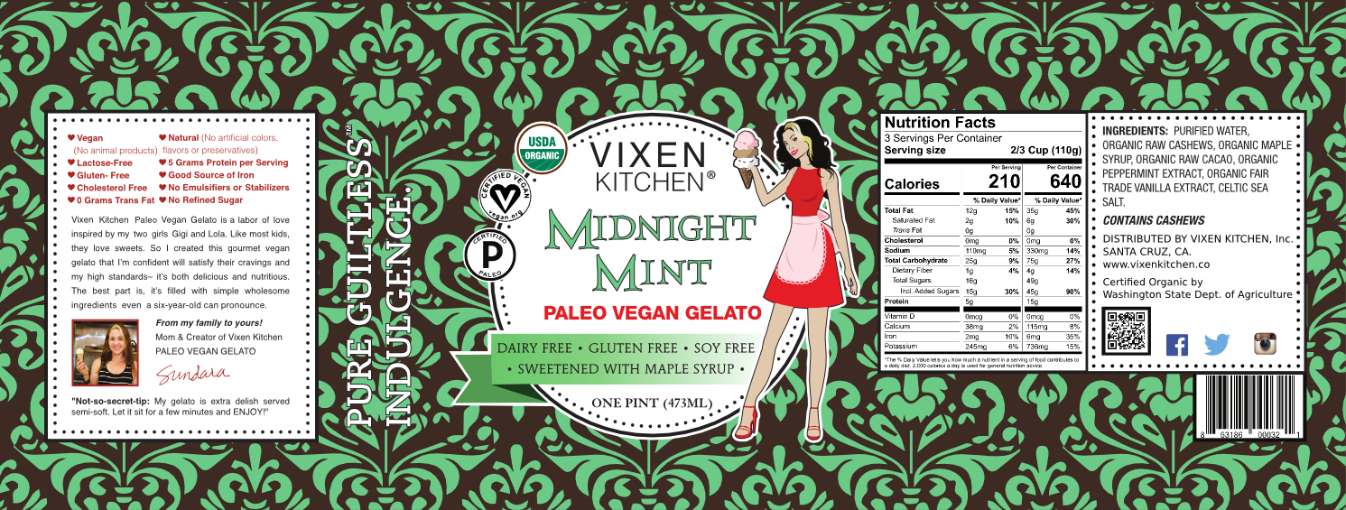 Label Design by design.bb for VIXEN KITCHEN | Design #15431400