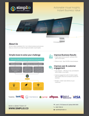 Data Analytics Company 1 Page Profile / Pitch 