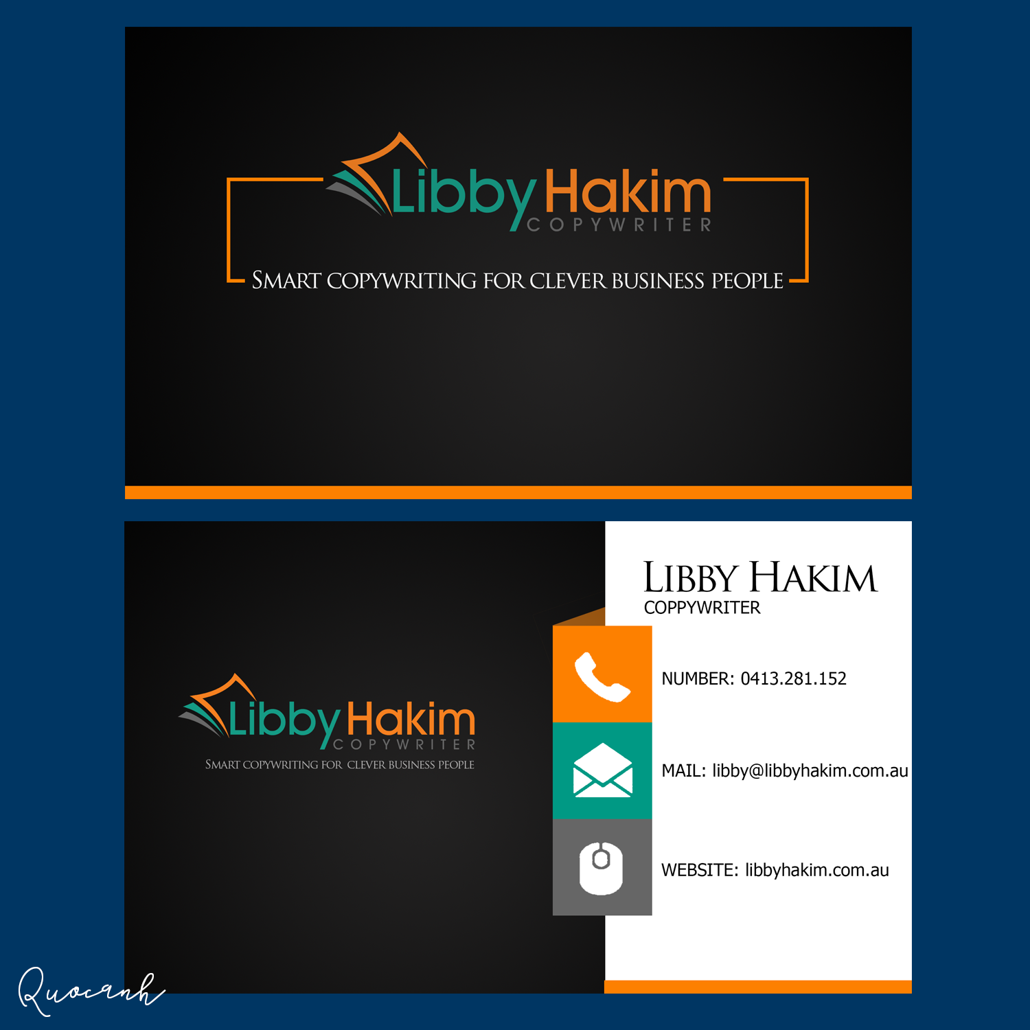 Business Card Design by Qu?cAnh Bùi for this project | Design #15209261
