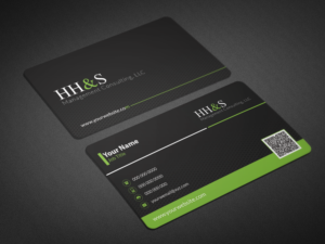 Business Card Design by Riz' for HH&S Management Consulting, LLC | Design #15212435
