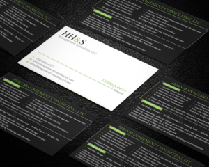 Business Card Design by Graphic Flame for HH&S Management Consulting, LLC | Design: #15210713