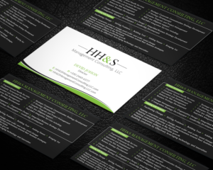 Business Card Design by Graphic Flame for HH&S Management Consulting, LLC | Design: #15210731