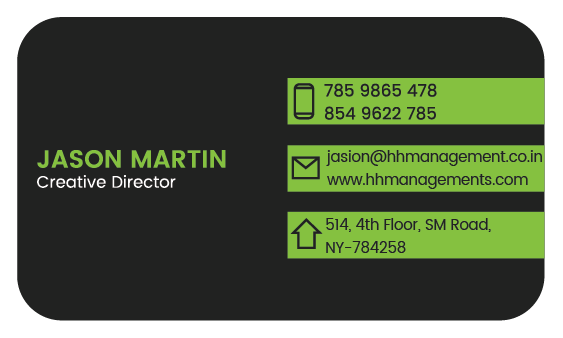 Business Card Design by mohammed0086 for HH&S Management Consulting, LLC | Design #15210440