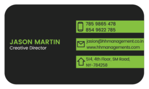 Diseño de Tarjeta de Presentación por mohammed0086 para HH&S Management Consulting, LLC | Diseño: #15210440