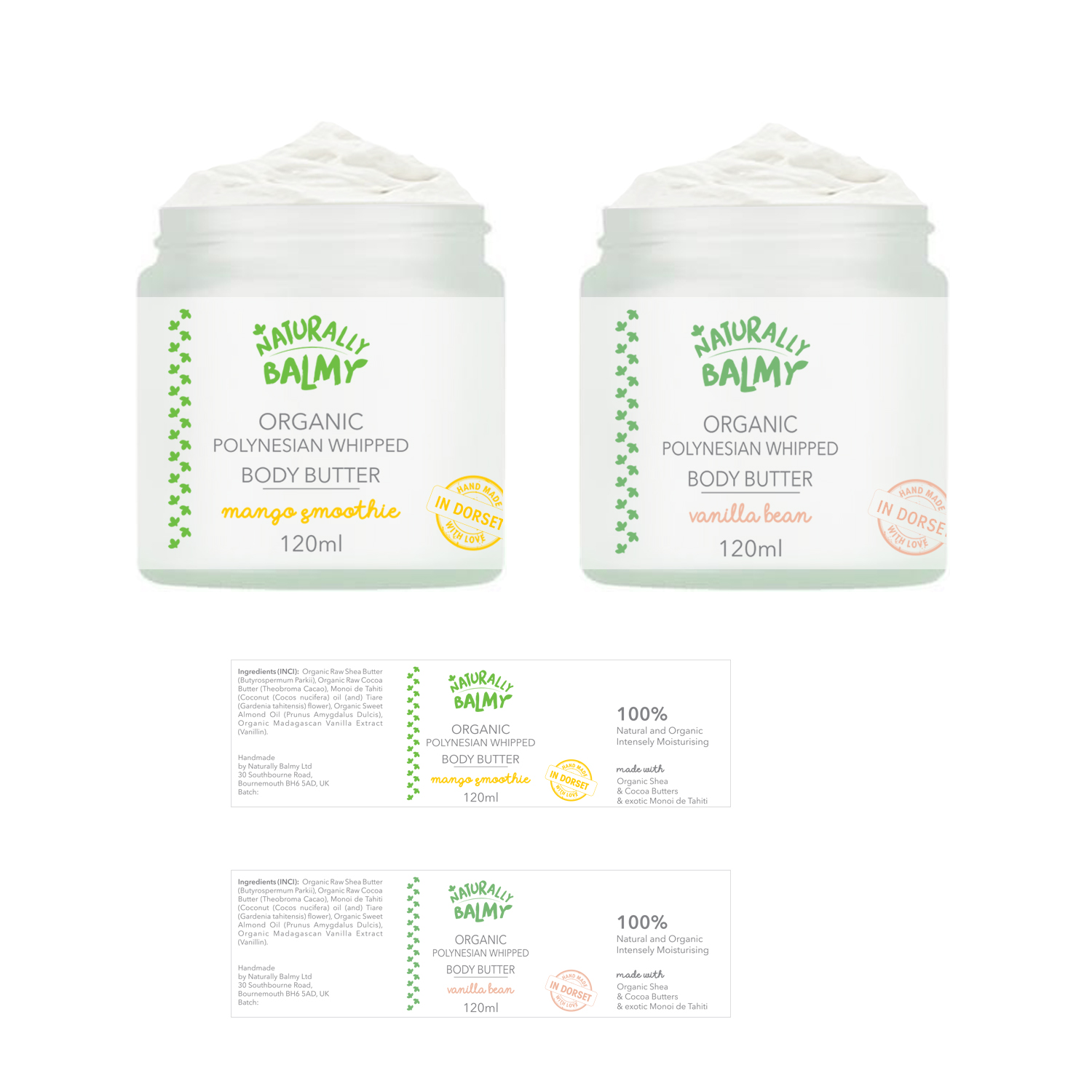 Packaging Design by Gergana B for Naturally Balmy Ltd | Design #15378812