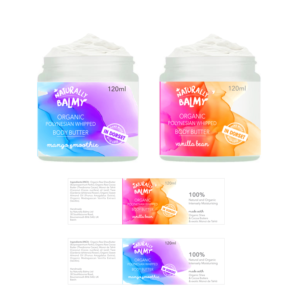 Packaging Design by Gergana B for Naturally Balmy Ltd | Design: #15403090