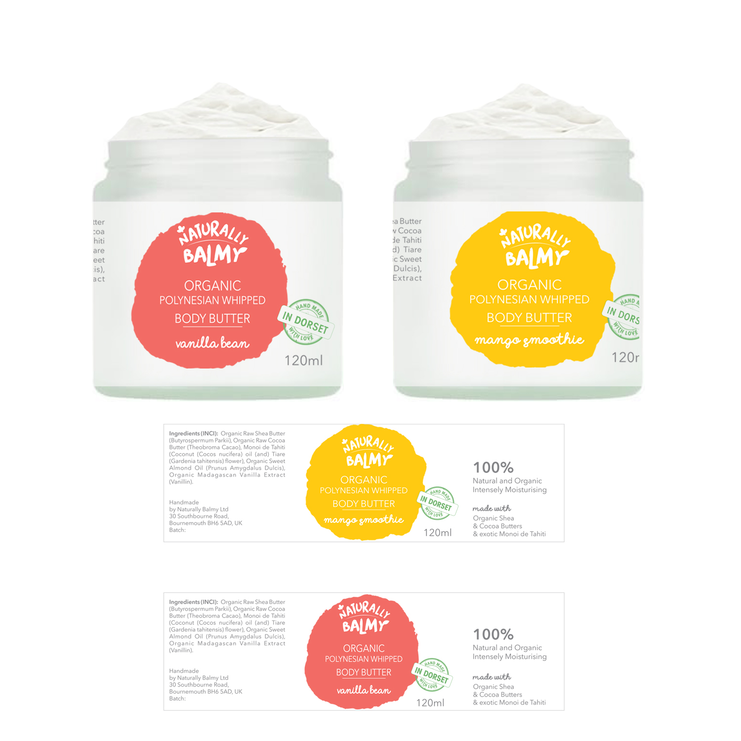 Packaging Design by Gergana B for Naturally Balmy Ltd | Design #15403100