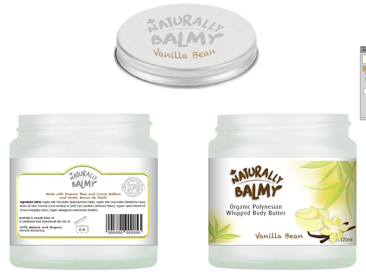 Packaging Design by NEZ39 for Naturally Balmy Ltd | Design #15293554