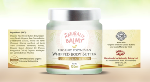 Packaging Design by SAI DESIGNS for Naturally Balmy Ltd | Design: #15318817