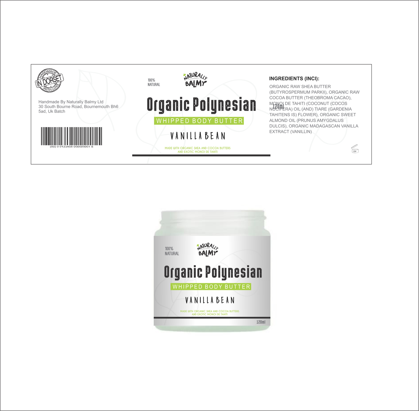 Packaging Design by fumbh.designs for Naturally Balmy Ltd | Design #15371434