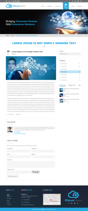 Wordpress Design by Sbss for this project | Design: #15280154