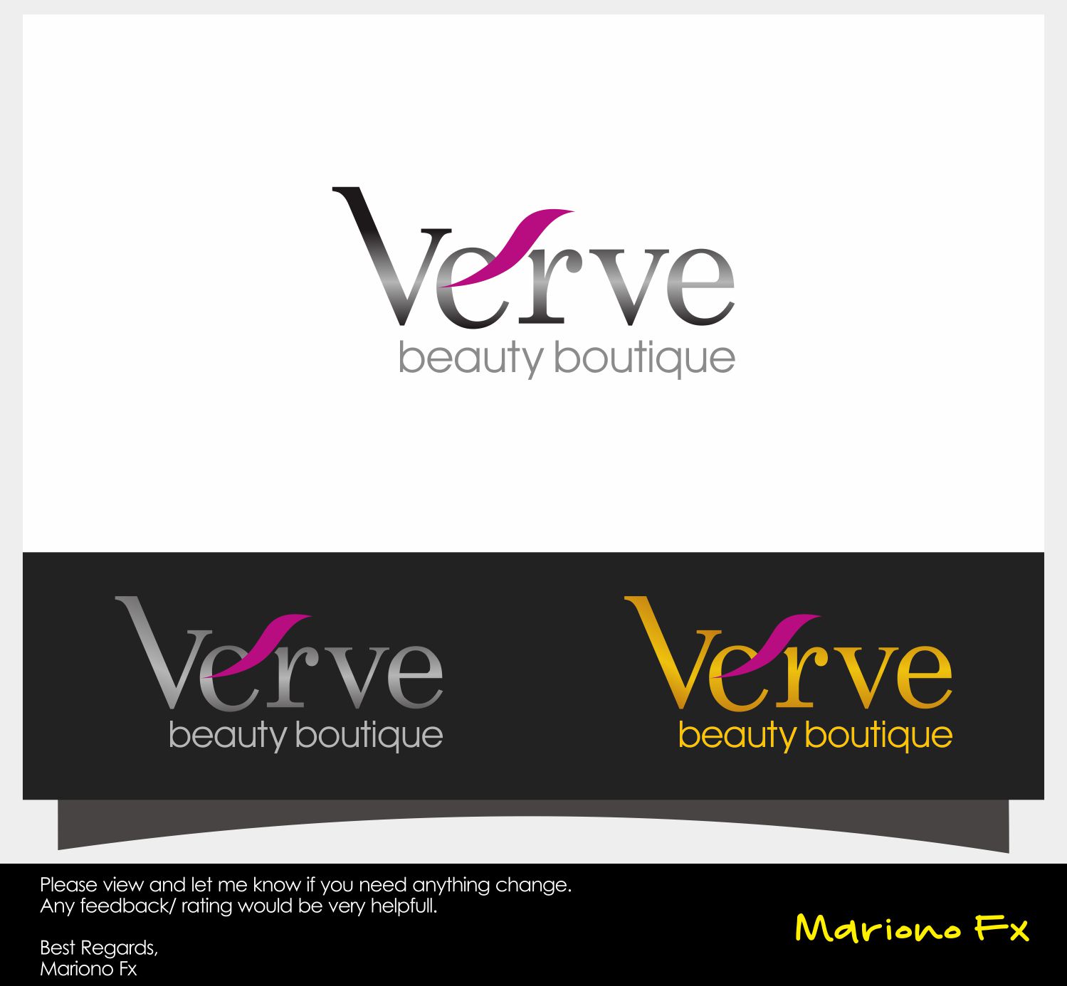 Logo Design by Mariono Fx for Verve | Design #15349055