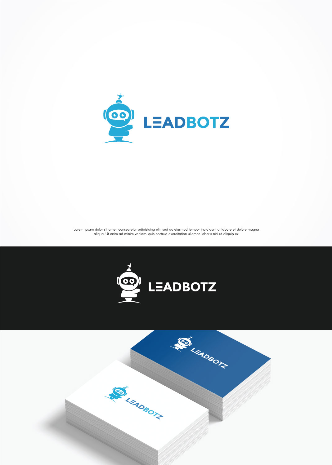 Logo Design by Shigh5 for Leadbotz | Design #15267970
