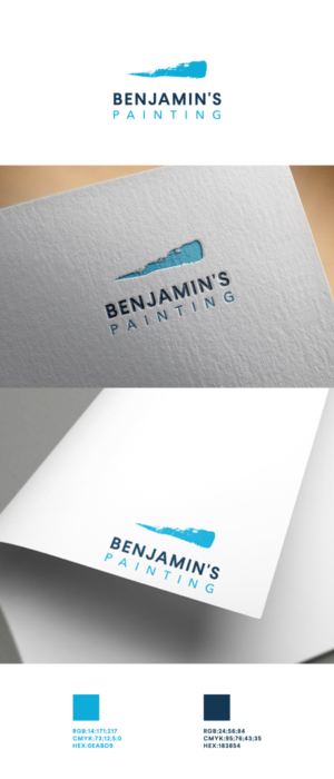 Logo Design by Zane_Graph_Design for Benjamin's Painting | Design: #15217519