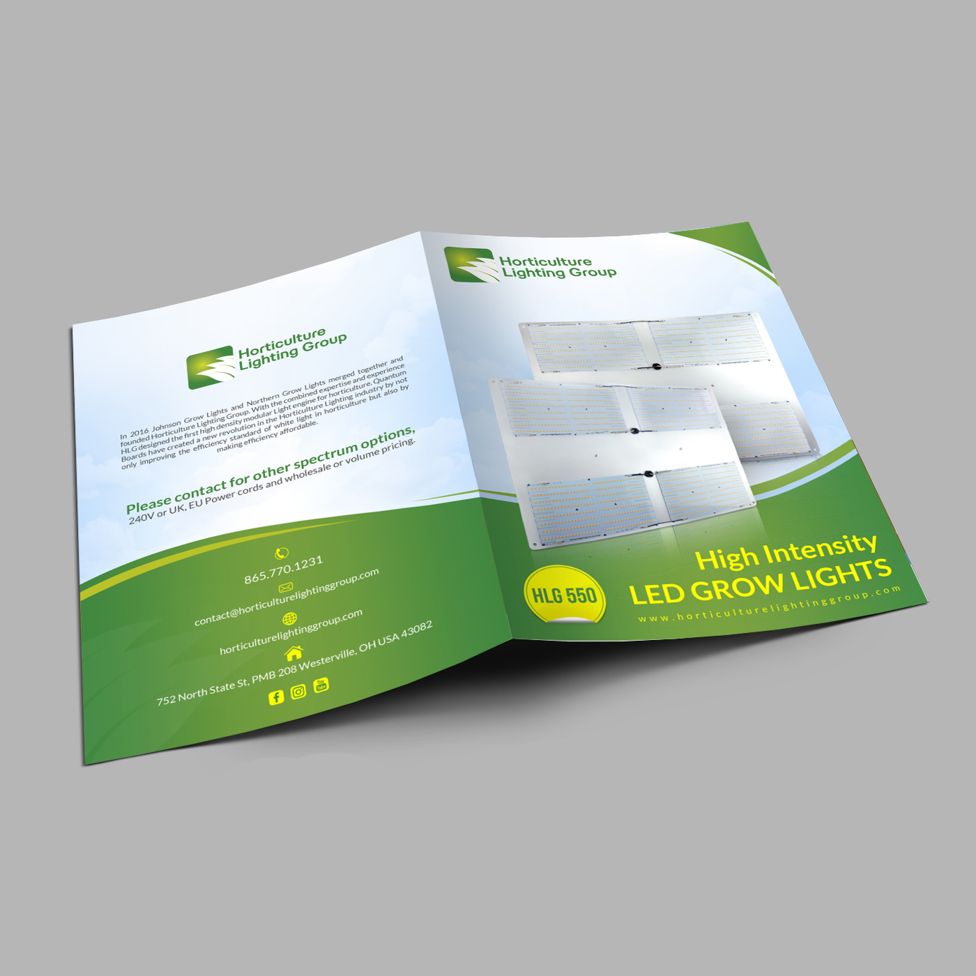 Brochure Design by debdesign for Horticulture Lighting Group | Design #15221361