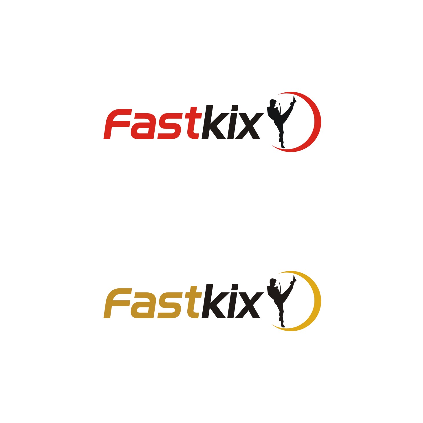 Logo Design by Actives for Fastkix Taekwondo | Design #15259844