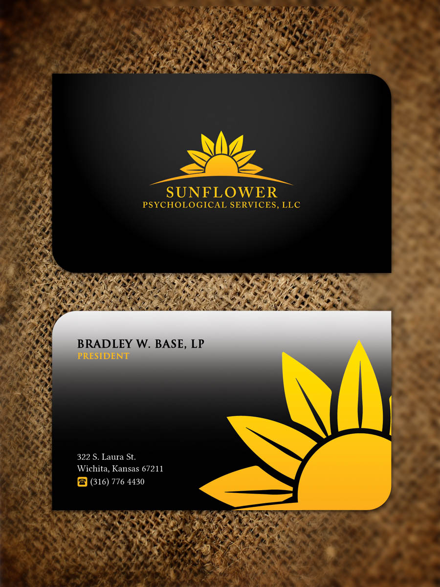 Diseño de Tarjeta de Presentación por Sandaruwan para Sunflower Psychological Services, LLC | Diseño #15214184
