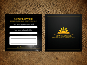 Sunflower Psychological Services, LLC Needs Modern Business Card Design. | Visitenkarten-Design von Sandaruwan