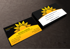 Diseño de Tarjeta de Presentación por Creations Box 2015 para Sunflower Psychological Services, LLC | Diseño: #15231205