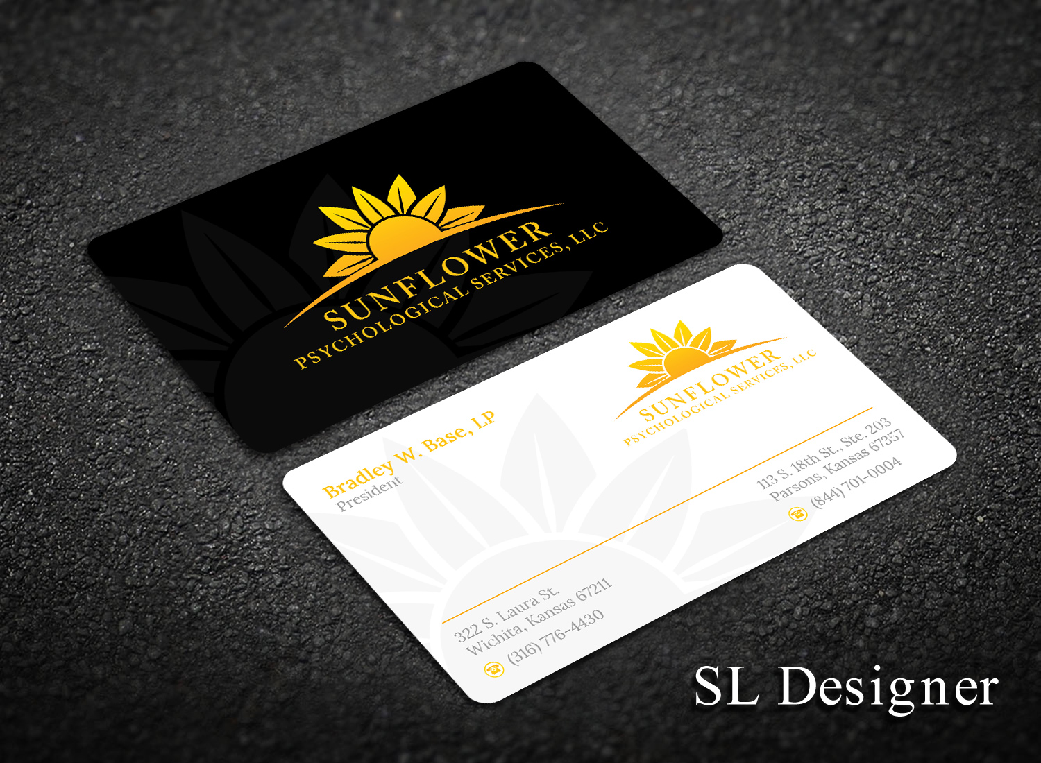 Visitenkarten-Design von SL Designer für Sunflower Psychological Services, LLC | Design #15217645