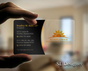 Business Card Design by SL Designer for Sunflower Psychological Services, LLC | Design: #15217651