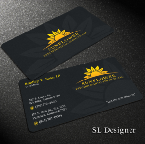Business Card Design by SL Designer for Sunflower Psychological Services, LLC | Design: #15217655