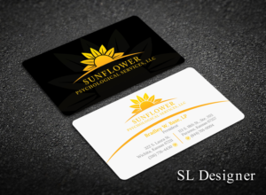 Business Card Design by SL Designer for Sunflower Psychological Services, LLC | Design: #15217695