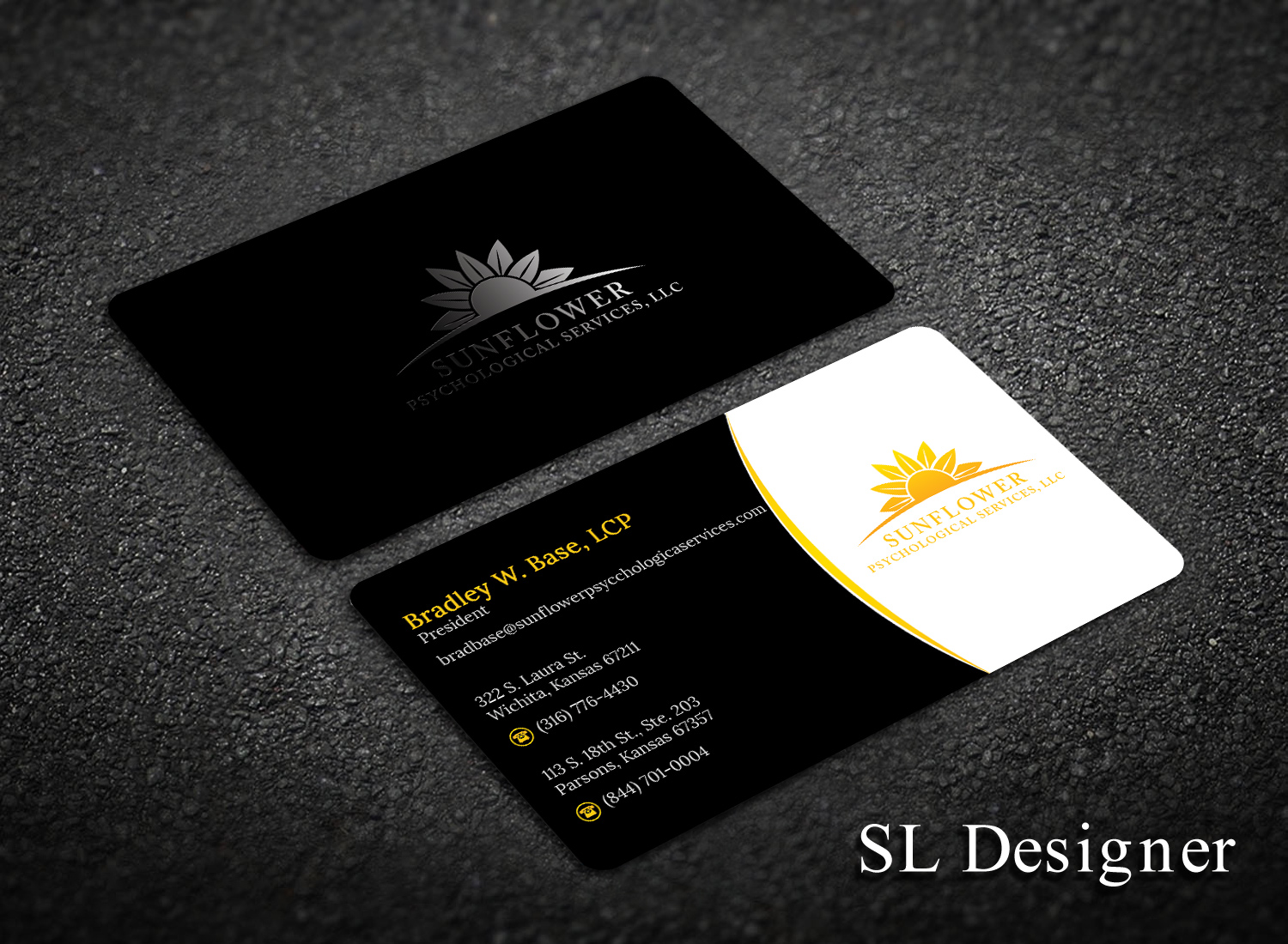 Business Card Design by SL Designer for Sunflower Psychological Services, LLC | Design #15668312