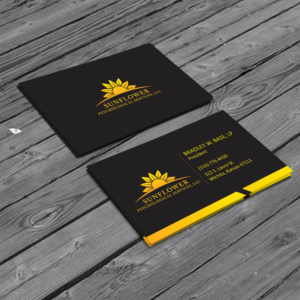 Diseño de Tarjeta de Presentación por Creative Jiniya para Sunflower Psychological Services, LLC | Diseño: #15214559