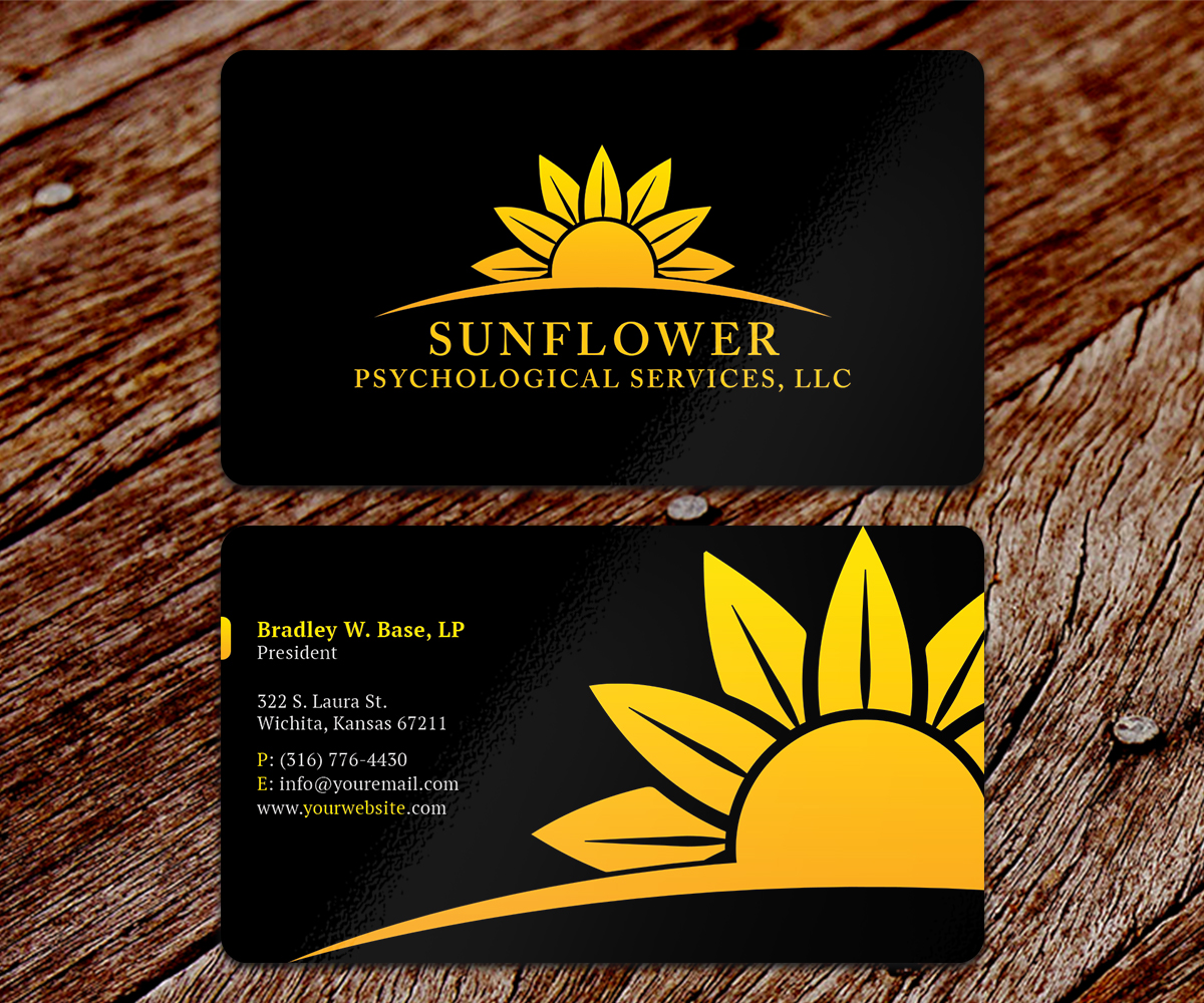 Design de Carte de Visite par SS_Designs pour Sunflower Psychological Services, LLC | Design #15233485